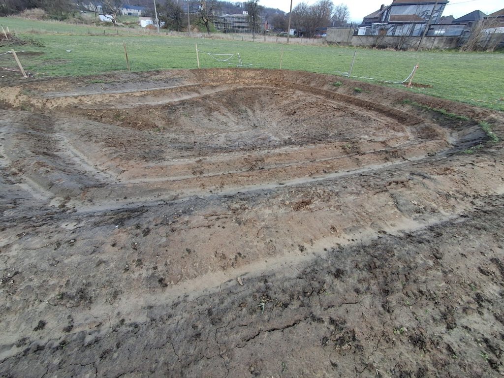 Creusement de la mare