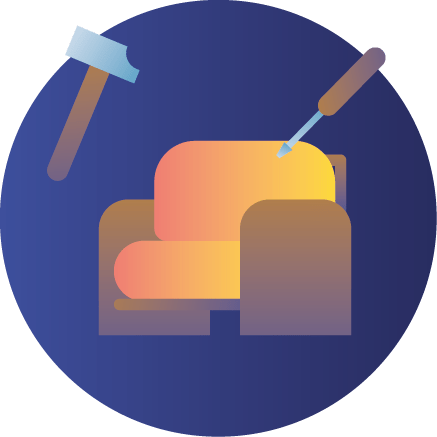 Boite à outils - Mobilier de récupération